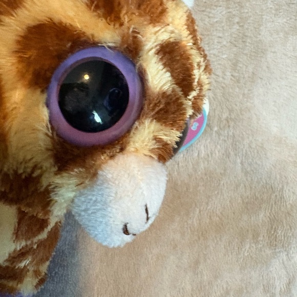 3 Ty Beanie Boos Plush Set Tundra ,Brown Ramsey unicorn lion , Giraffe Safari - Picture 8 of 15